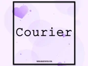 Courier: Free Font Download | MaisFontes