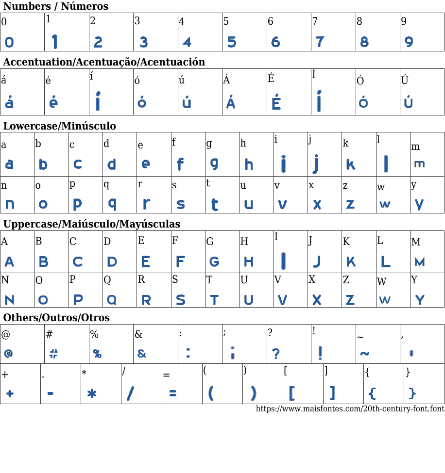 20th Century: Free Font Download | MaisFontes