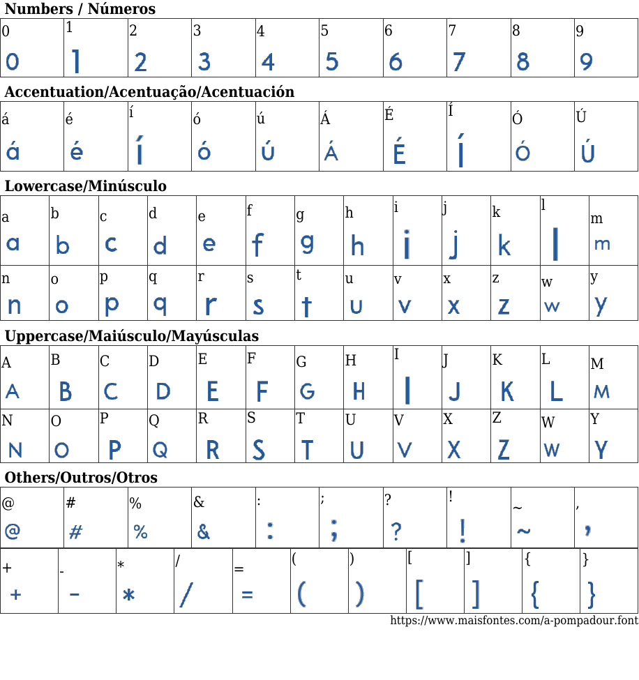 A Pompadour Free Font Download MaisFontes