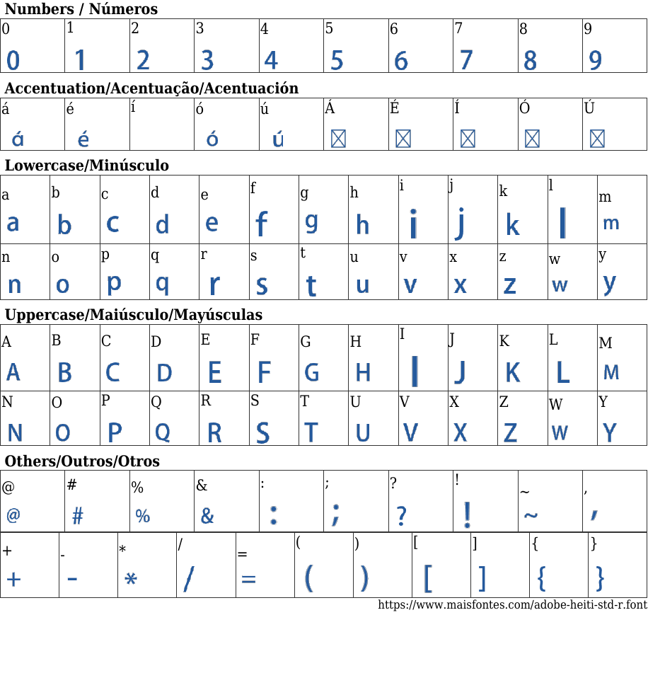 Adobe Heiti Standard Regular Free Font Download MaisFontes