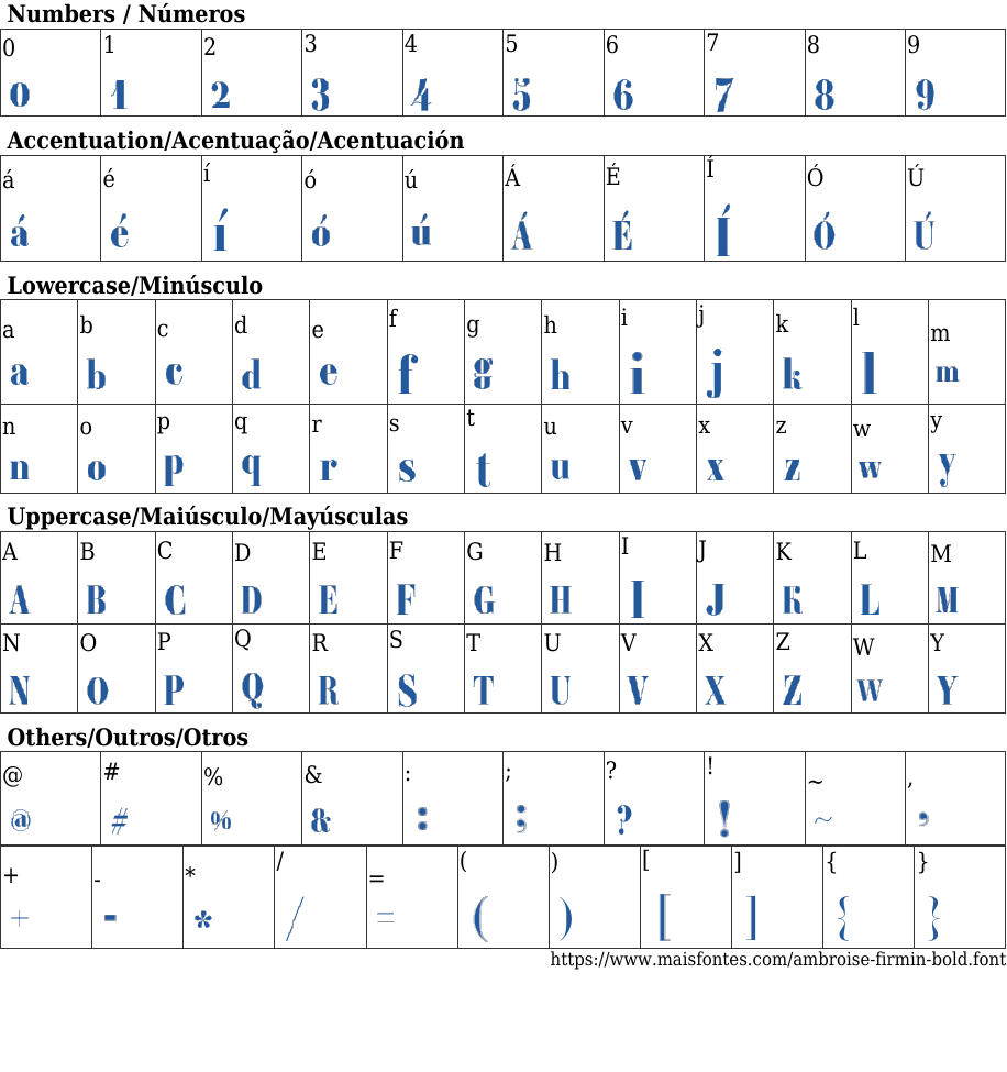 Ambroise Firmin Bold Free Font Download MaisFontes
