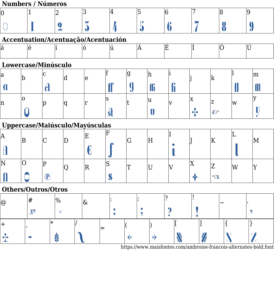 Ambroise Francois Alternates Bold Free Font Download MaisFontes
