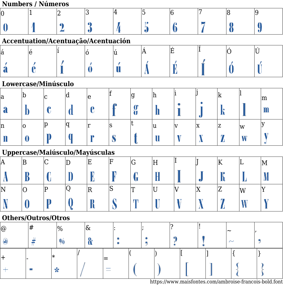 Ambroise Francois Bold Free Font Download MaisFontes