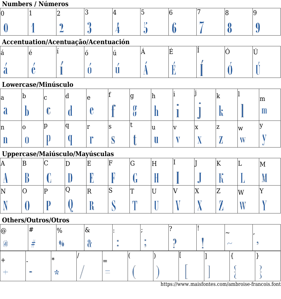 Ambroise Francois Free Font Download MaisFontes