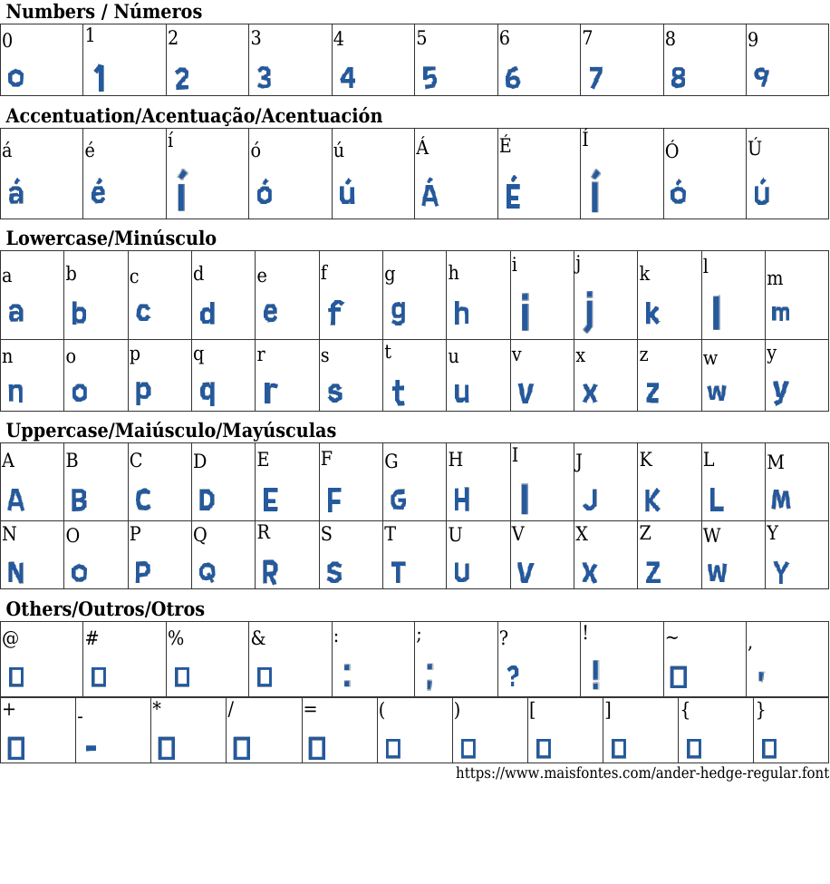 Ander Hedge Regular Baixar Fonte Grátis MaisFontes
