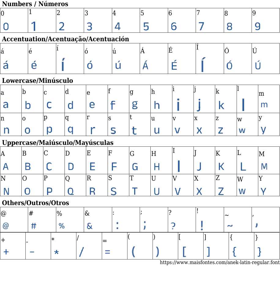 Anek Latin Regular Free Font Download MaisFontes