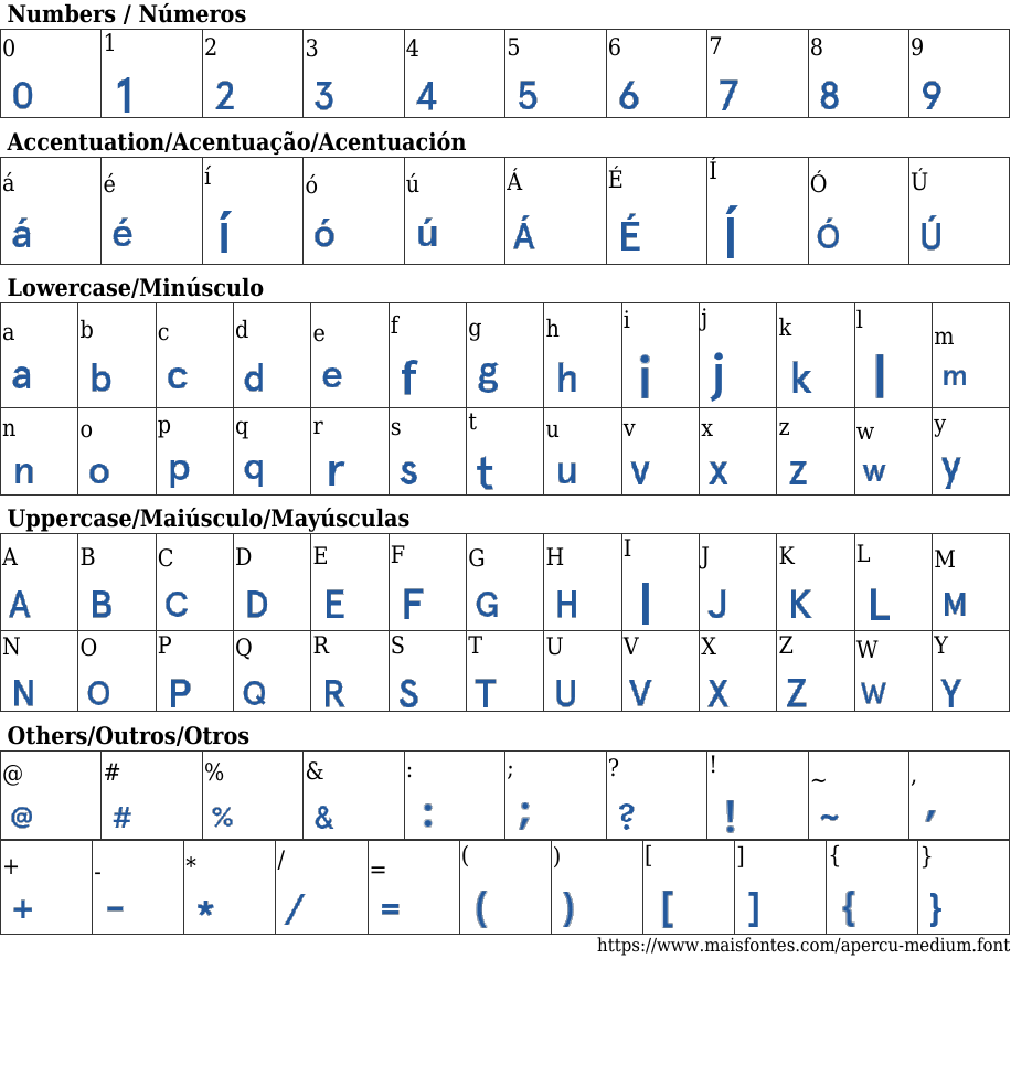 Apercu Medium Free Font Download MaisFontes