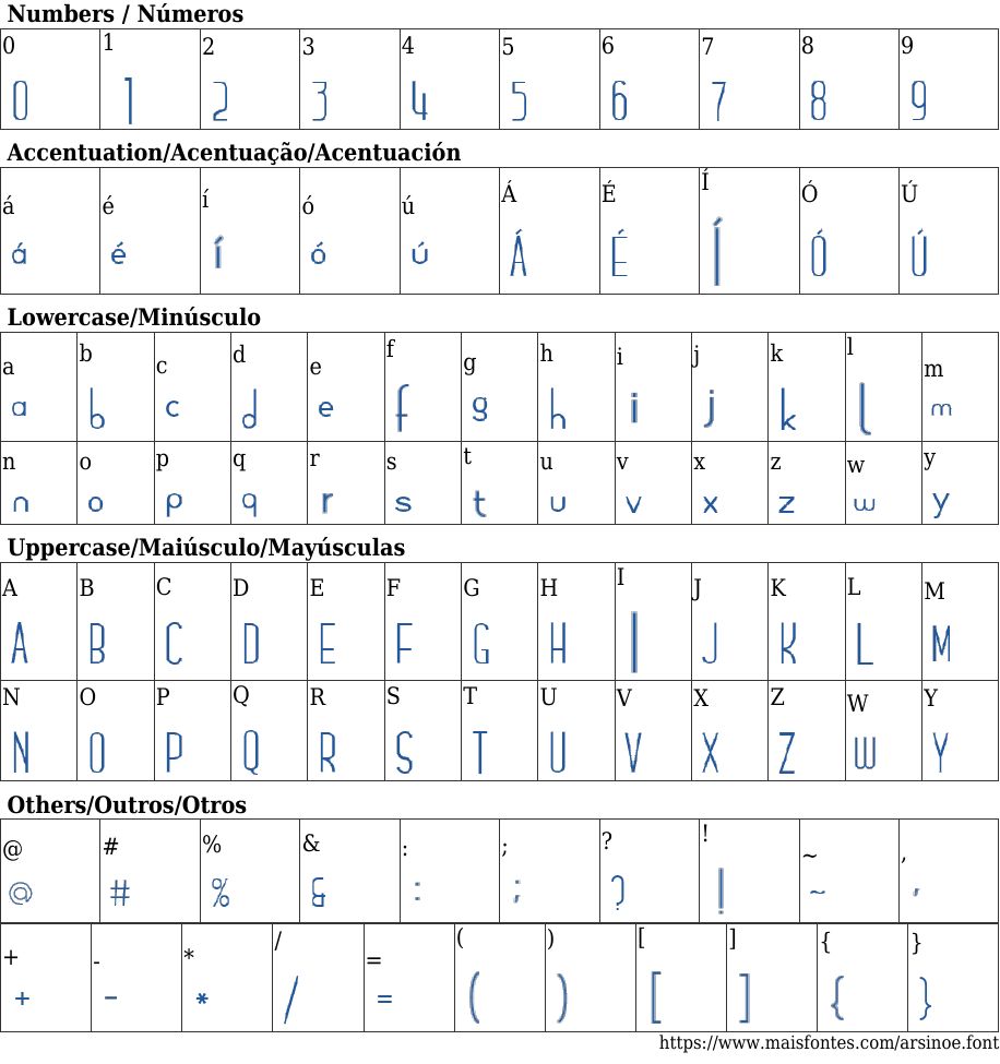 Arsinoe: Free Font Download MaisFontes