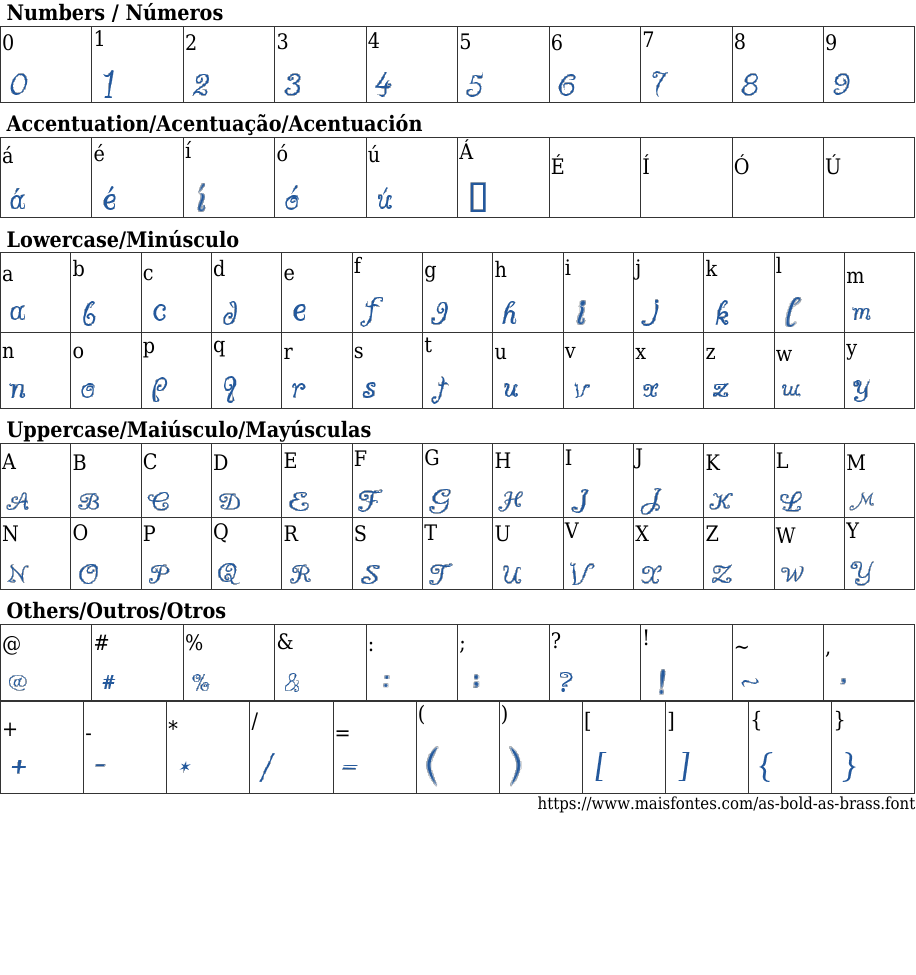 As Bold As Brass Free Font Download MaisFontes