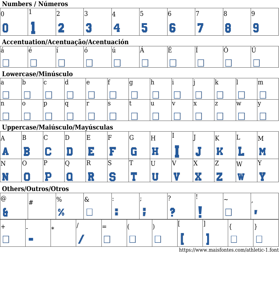 ATHLETIC CAPS Free Font Download MaisFontes