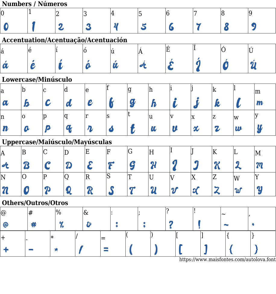 Autolova: Free Font Download | MaisFontes