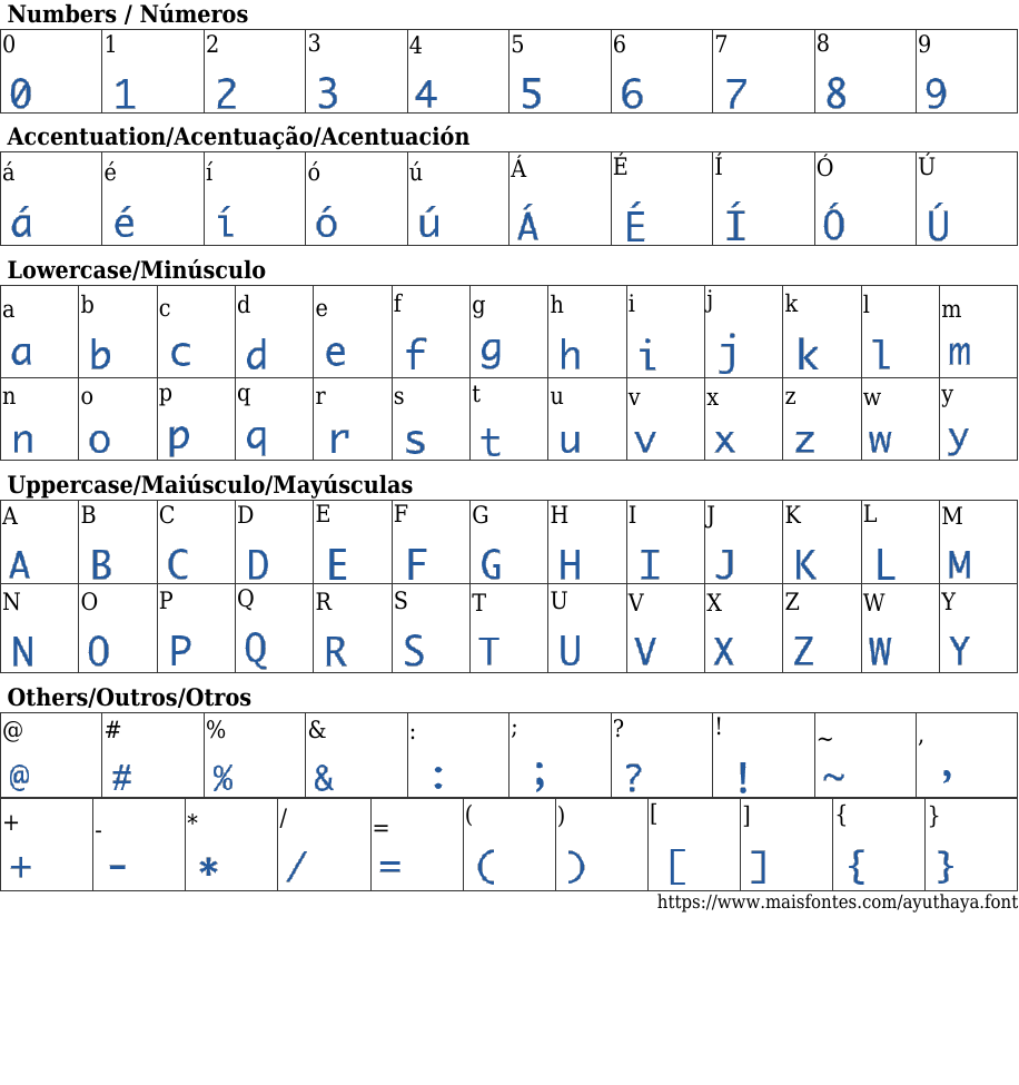 Ayuthaya: Free Font Download | MaisFontes