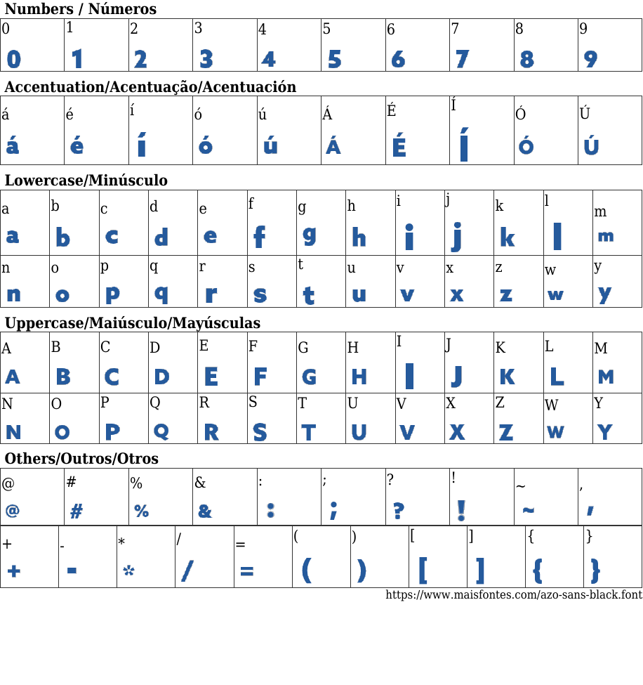 Azo Sans Black Free Font Download MaisFontes