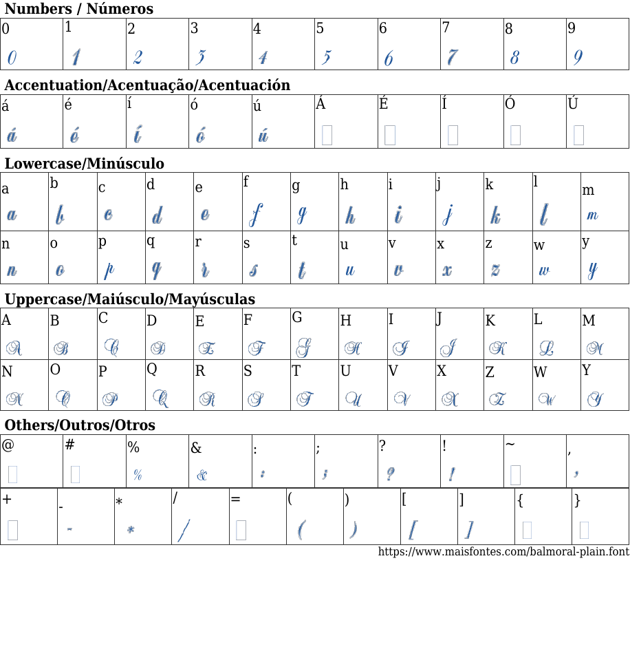 Balmoral Plain Free Font Download MaisFontes