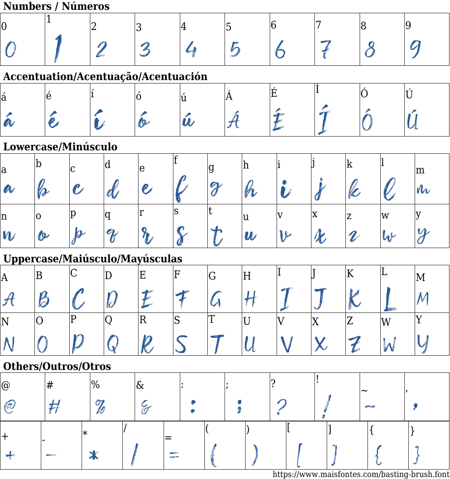 Basting Brush Baixar Fonte Grátis MaisFontes