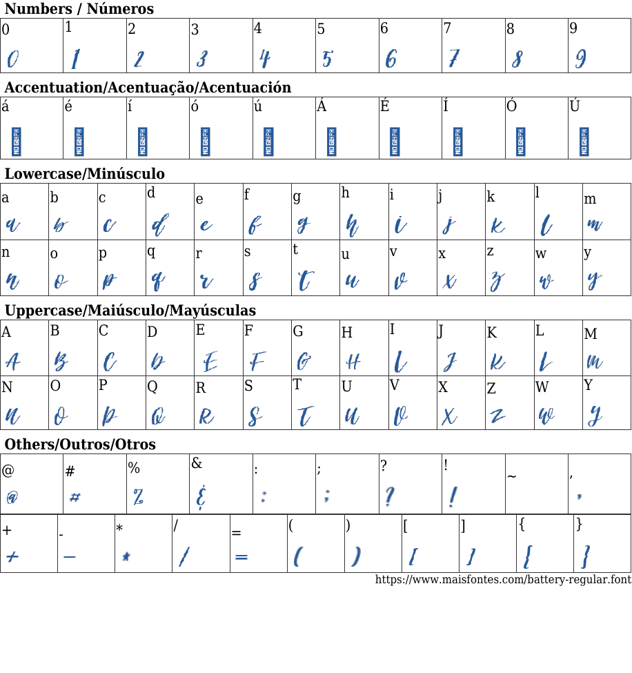 Battery Regular Free Font Download MaisFontes