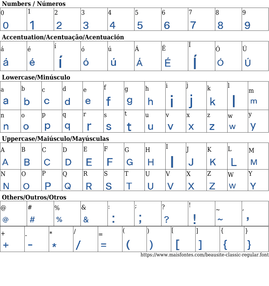 Beausite Classic Regular: Download Free Font MaisFontes