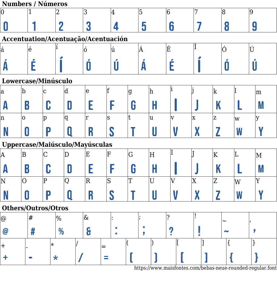 Bebas Neue Rounded Regular Free Font Download MaisFontes