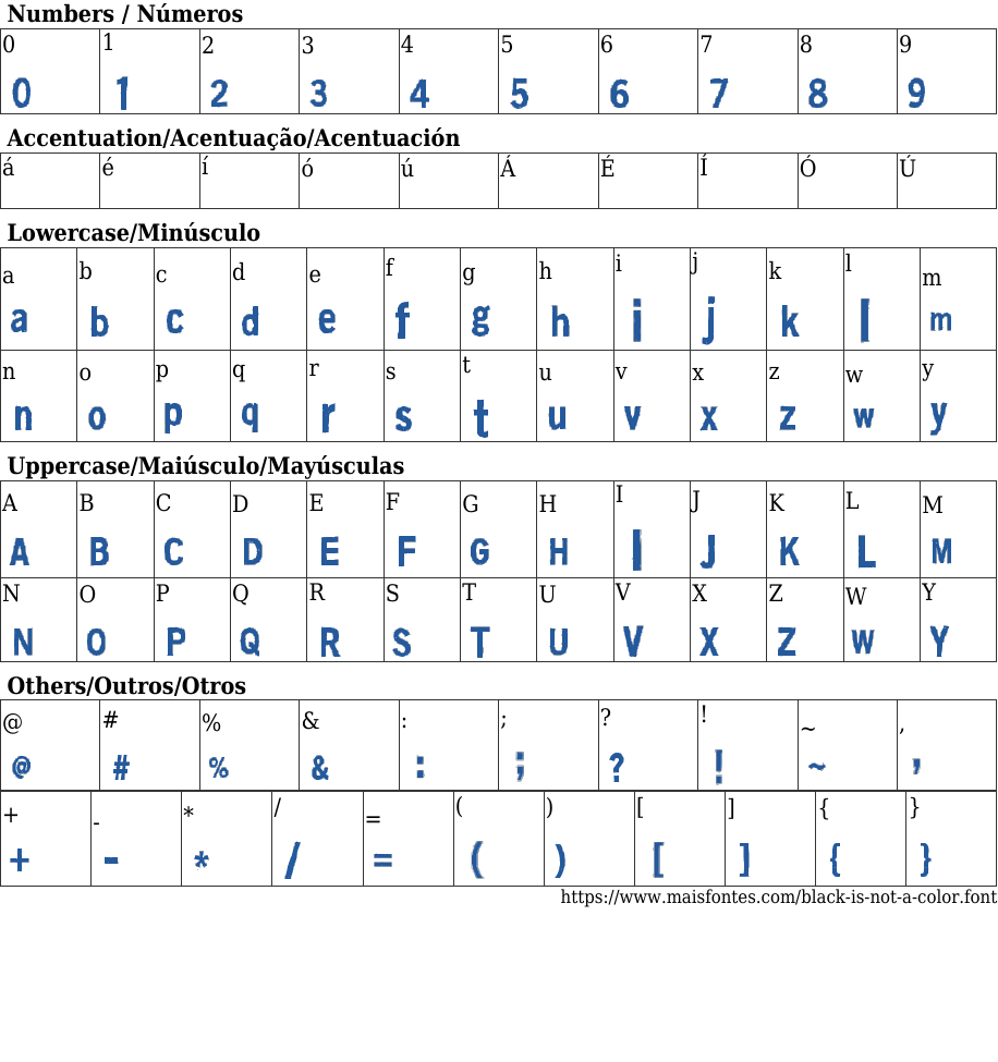 Black is not a color: Baixar Fonte Grátis | MaisFontes