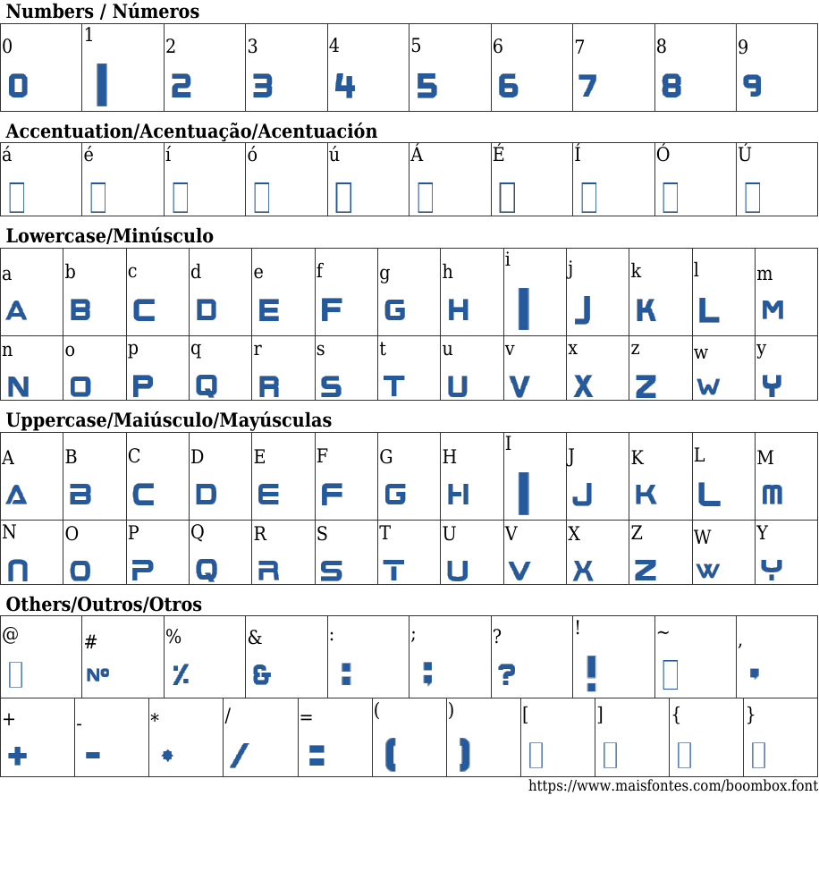 BoomBox Wide Free Font Download MaisFontes