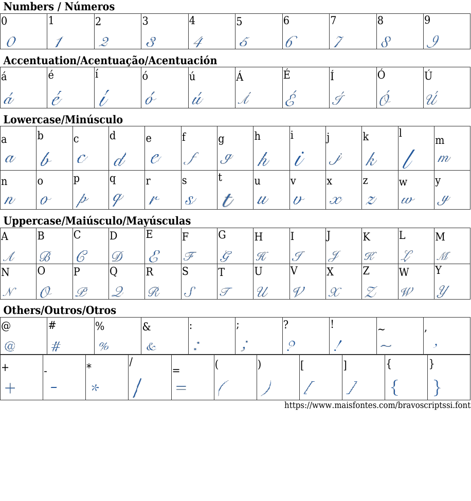 Bravo Script SSi Font: Free Download | MaisFontes