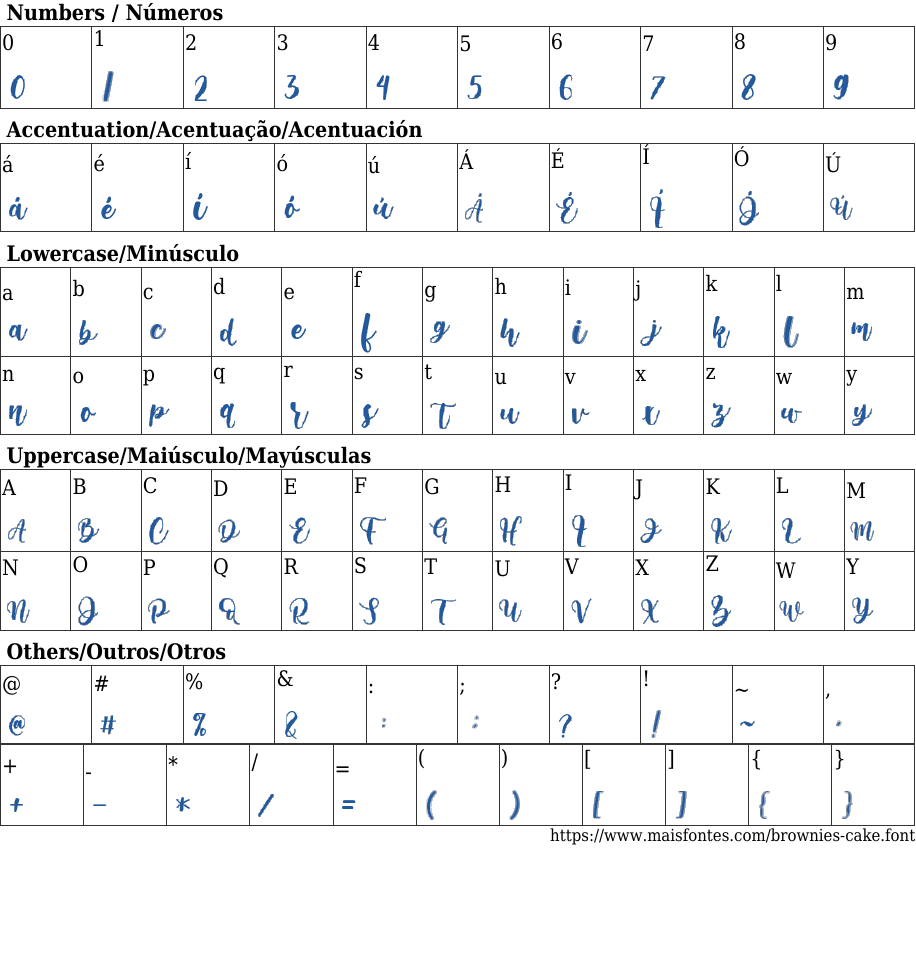 Brownies Cake Free Font Download MaisFontes