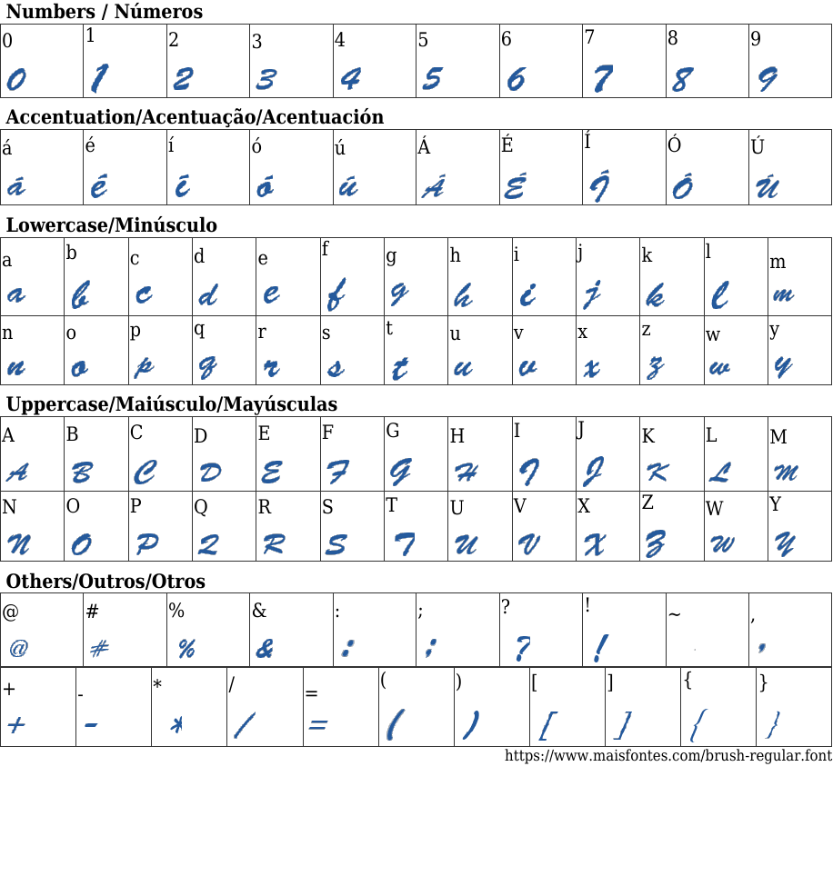 Brush Regular Baixar Fonte Grátis MaisFontes