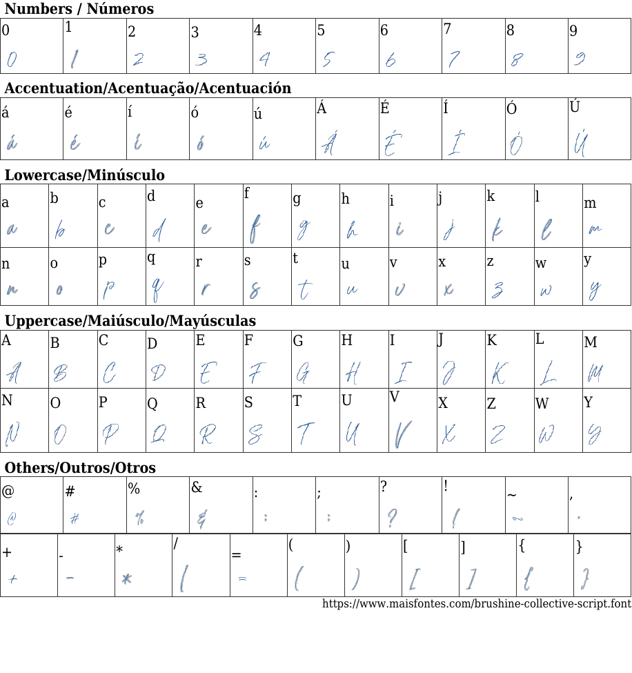 Brushine Collective Script:免费字体下载 | MaisFontes