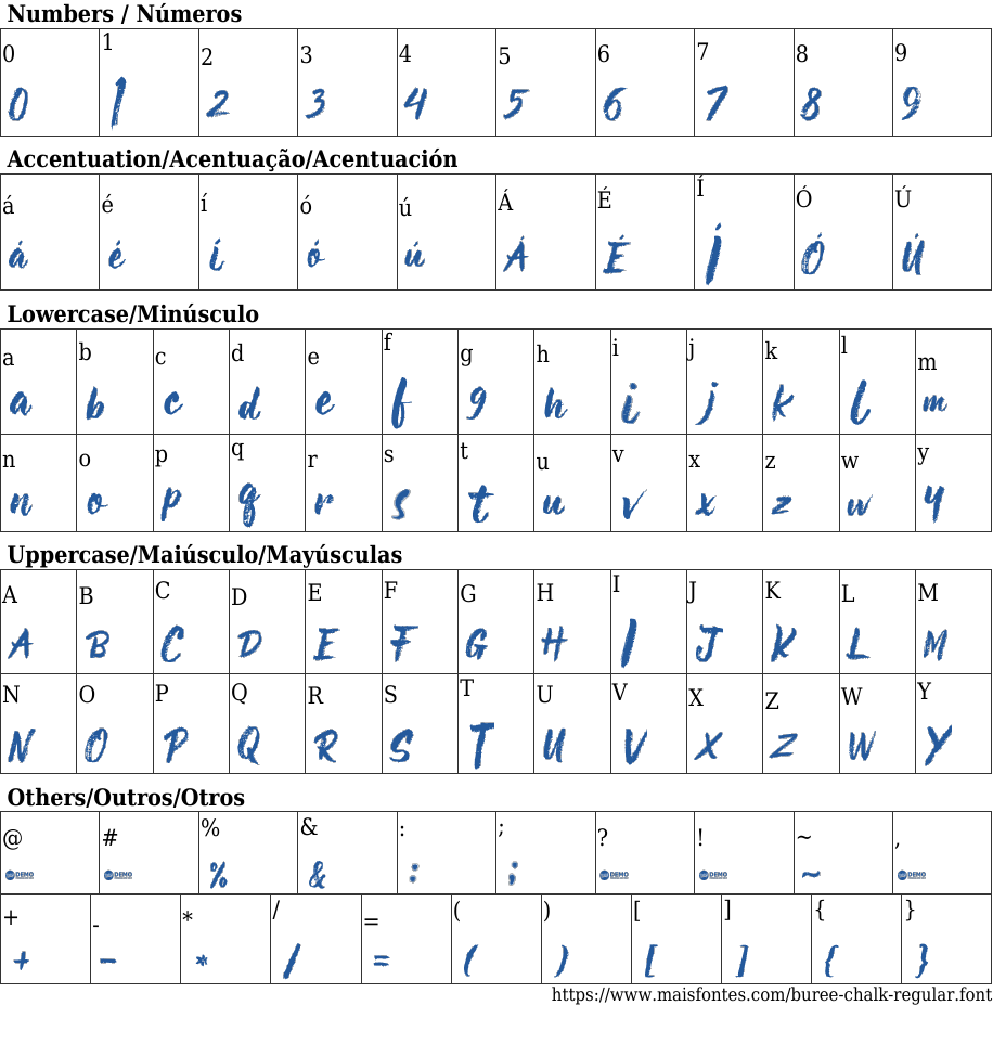 Buree Chalk Regular Baixar Fonte Grátis MaisFontes