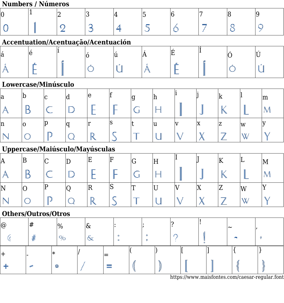 Caesar Regular Free Font Download MaisFontes