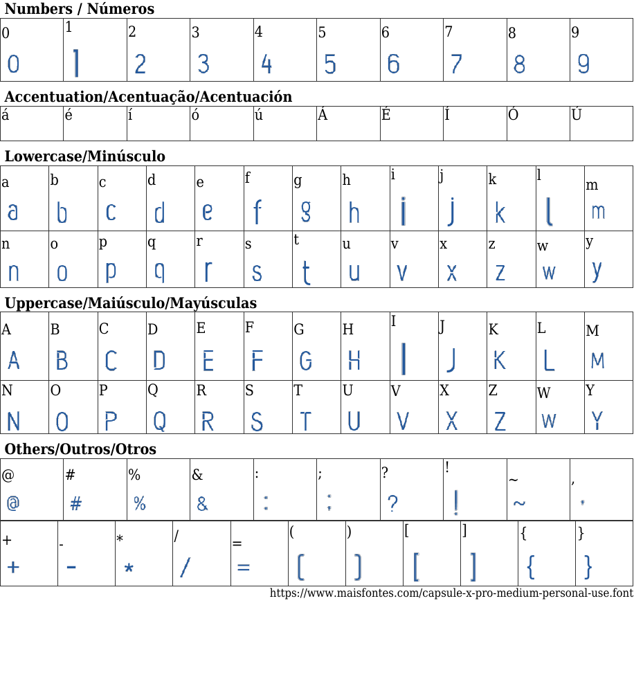 Capsule X Pro Medium Baixar Fonte Grátis MaisFontes