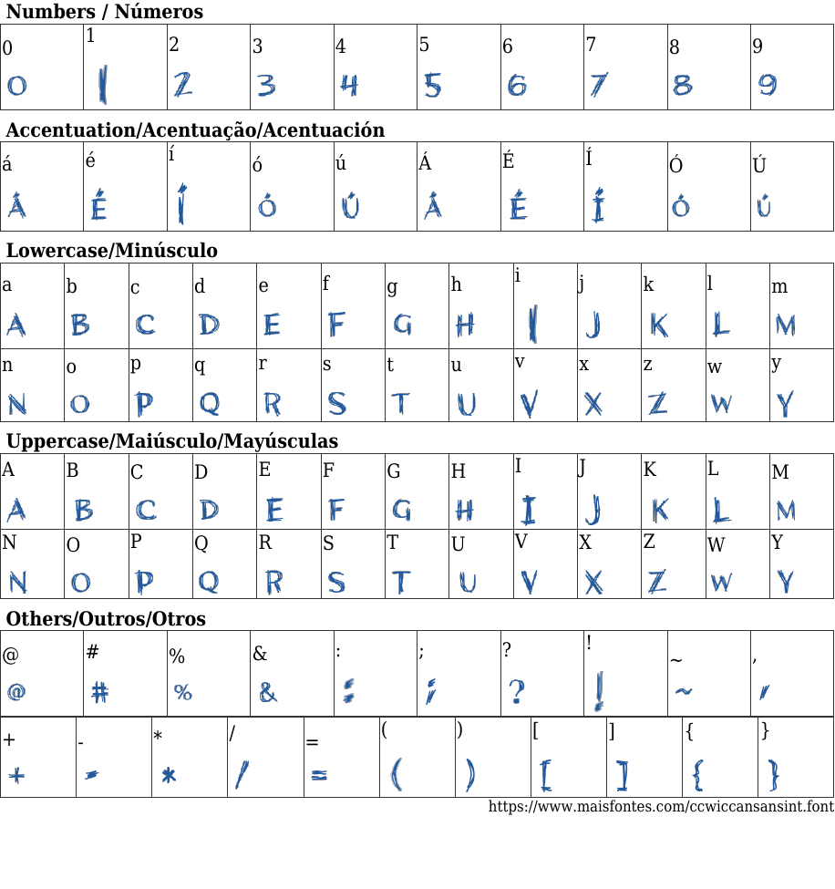 CC Wiccan Sans Int Free Font Download MaisFontes