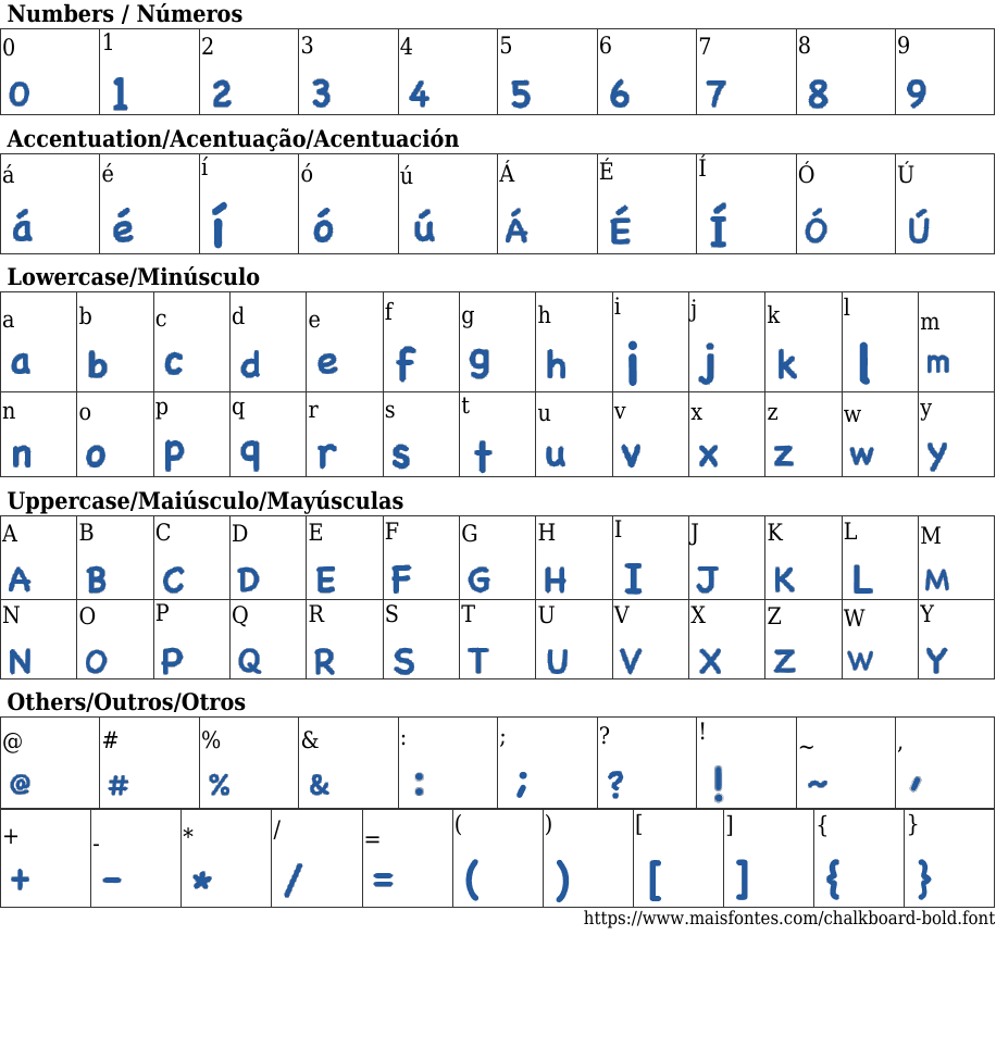 Chalkboard Bold Free Font Download MaisFontes