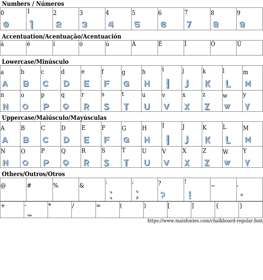 Chalkboard Regular Free Font Download MaisFontes