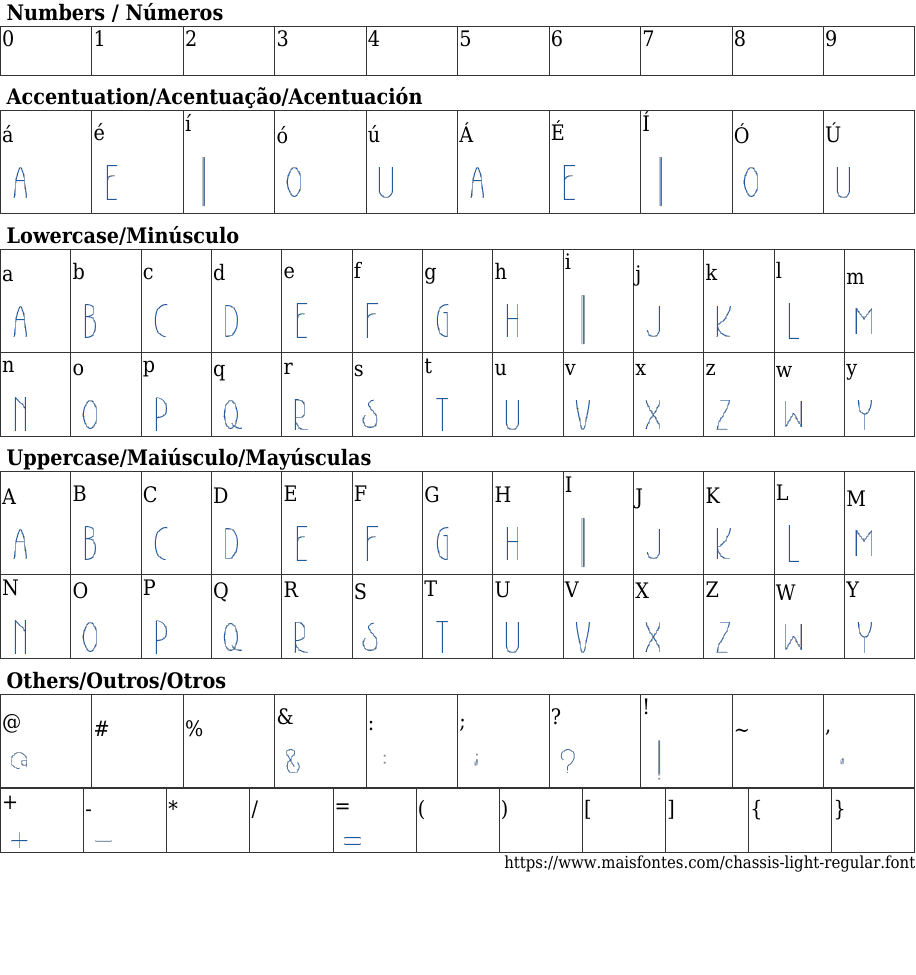 Chassis Light Regular: Free Font Download | MaisFontes