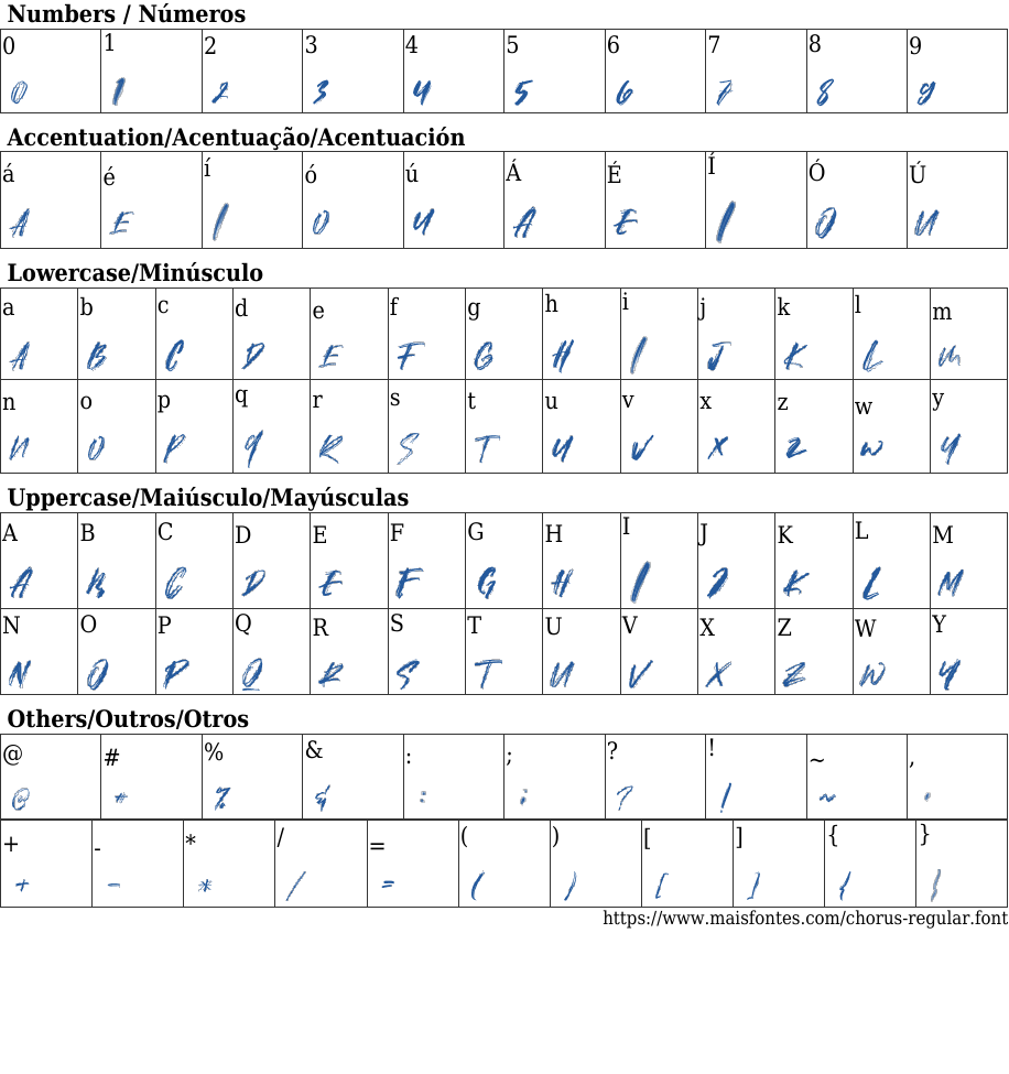 Chorus Regular: Free Font Download | MaisFontes