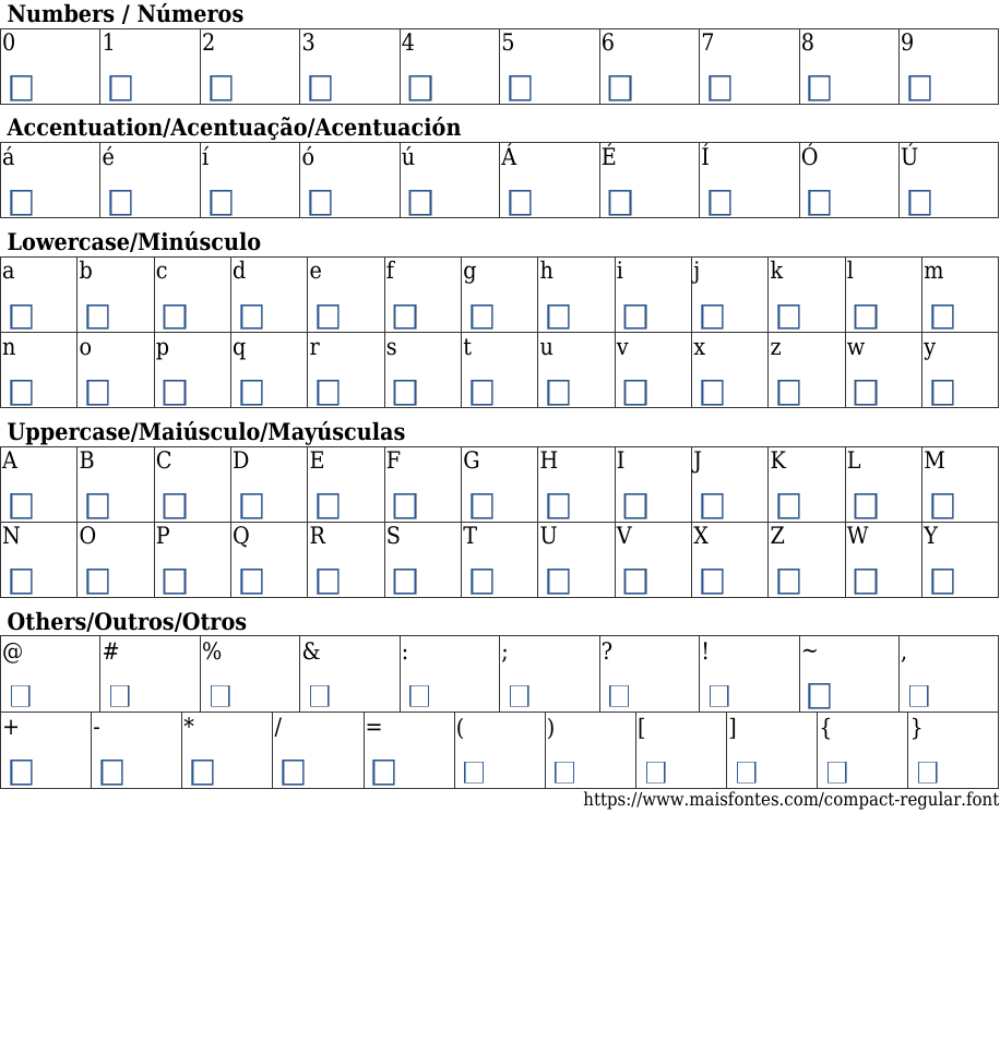 COMPACT Regular: Baixar Fonte Grátis | MaisFontes