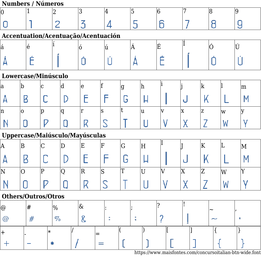 Concurso Italian Wide: Free Font Download MaisFontes
