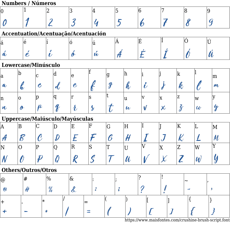 Crushine Brush Script Free Font Download MaisFontes