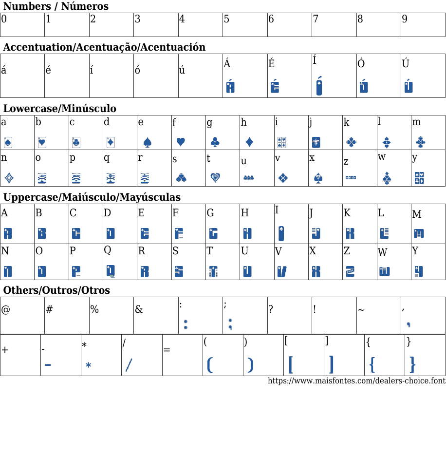 Dealers Choice Free Font Download MaisFontes