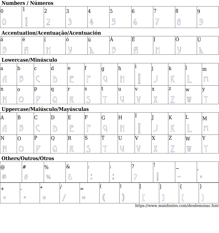 Desdemona C Free Font Download MaisFontes