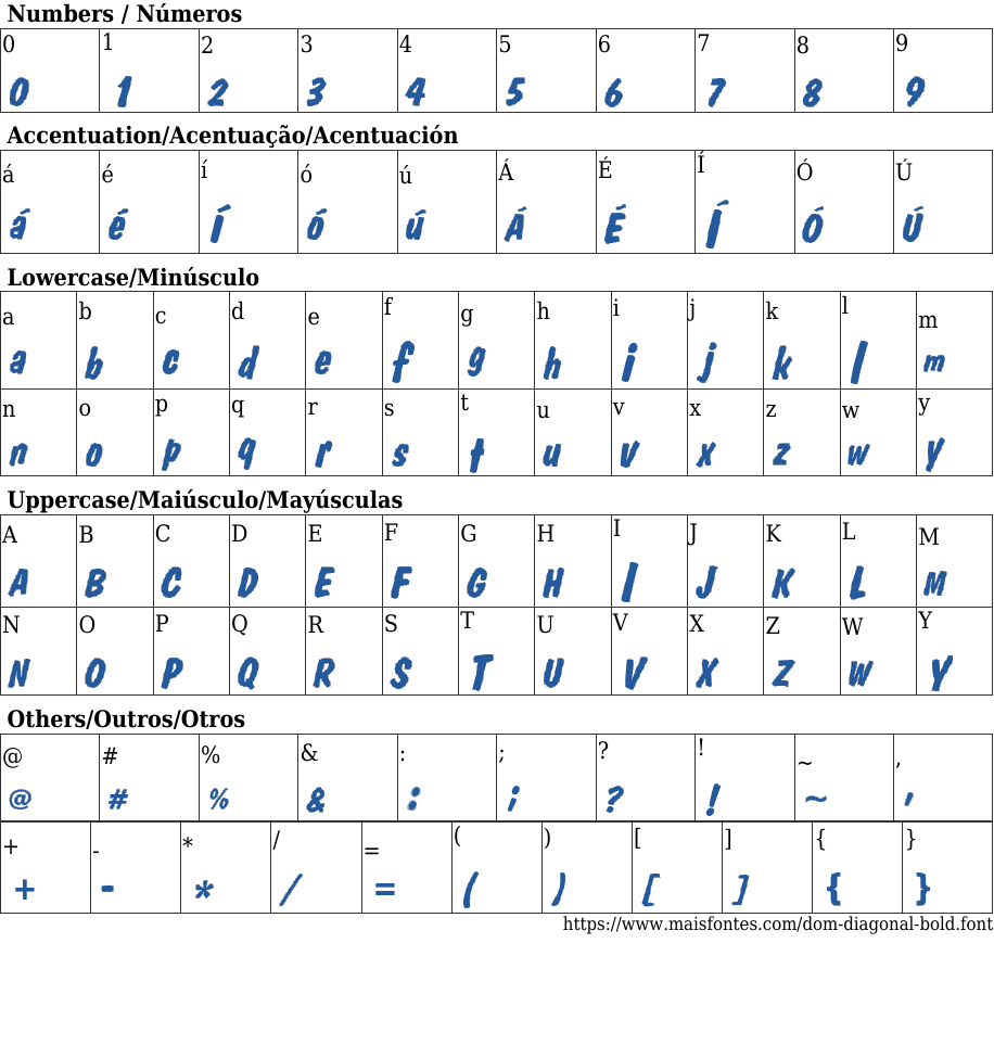 Dom Diagonal Bold: Free Font Download | MaisFontes