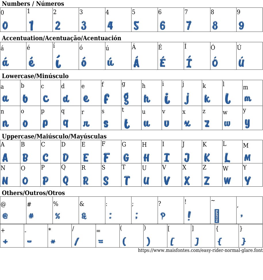 Easy Rider Normal Glare: Free Font Download | MaisFontes