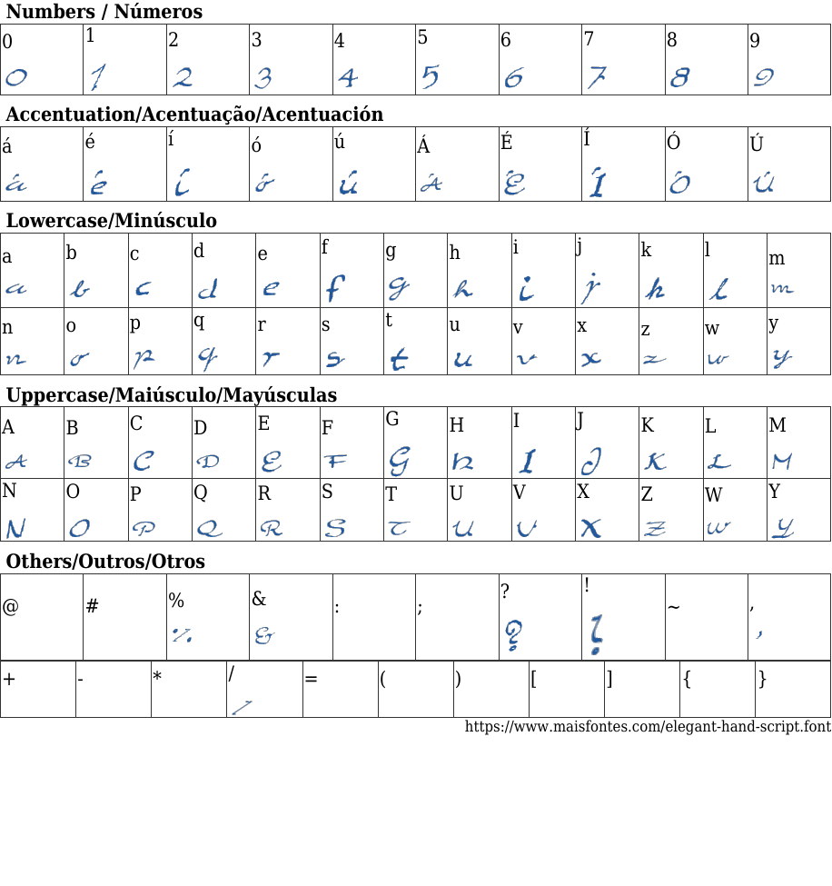 Elegant hand Script: Free Font Download | MaisFontes
