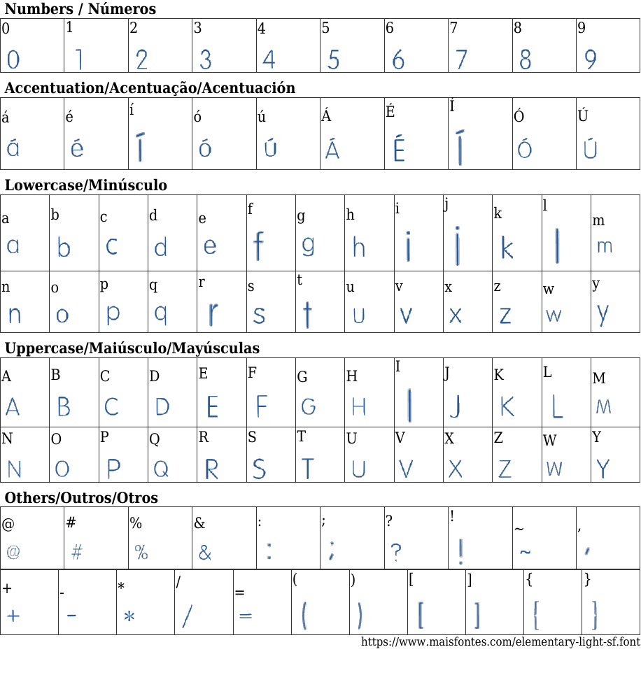 Elementary SF Light: Free Font Download | MaisFontes