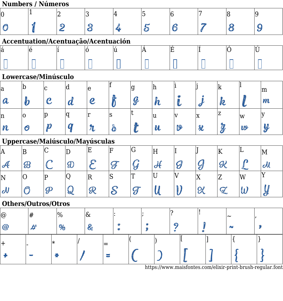 Elixir Print Brush Free Font Download MaisFontes