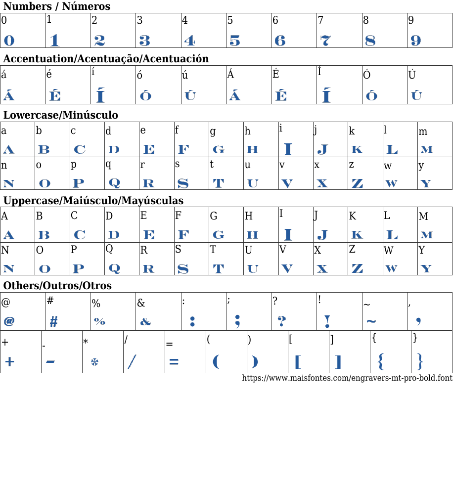 Engravers MT Pro Bold Free Font Download MaisFontes