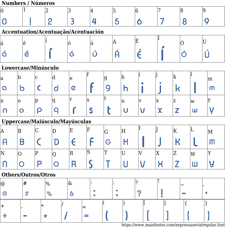 Expressa Serial Regular Font: Free Download | MaisFontes