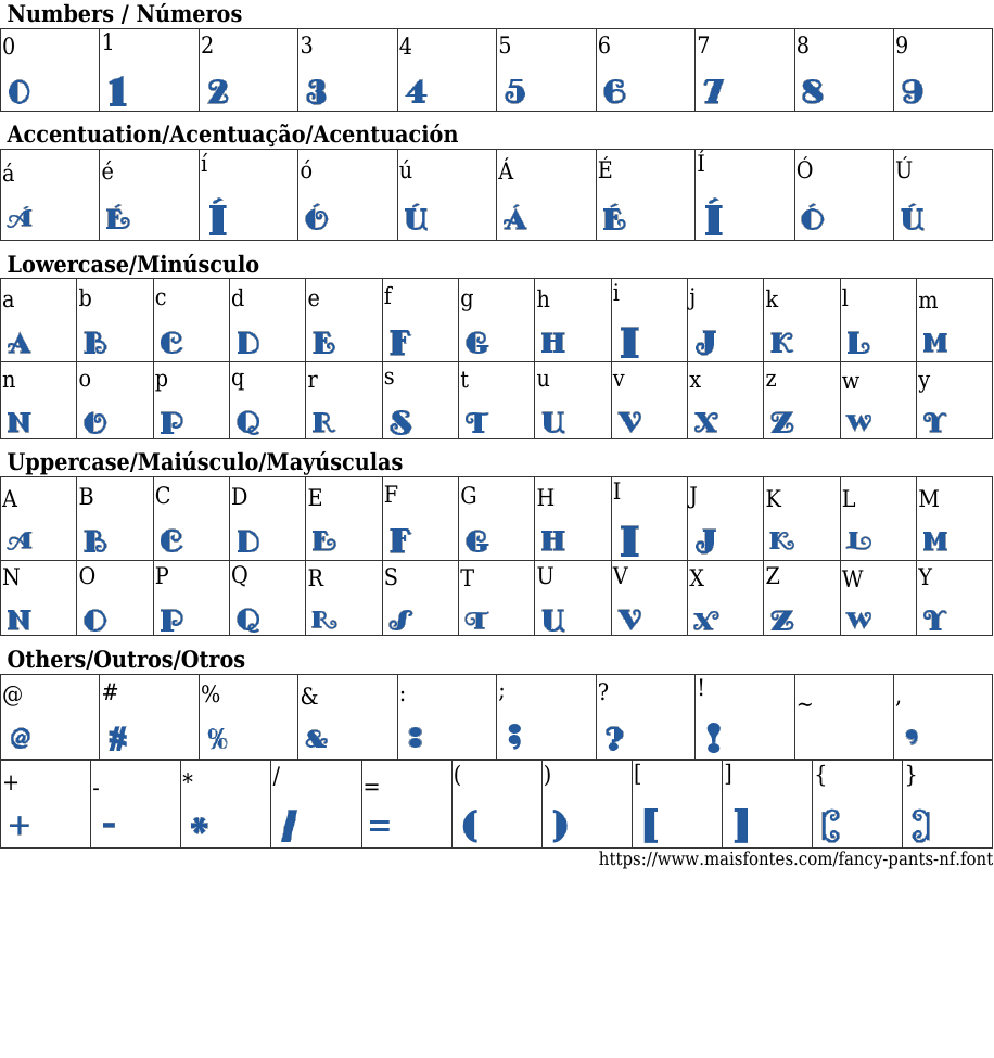 Fancy Pants NF Baixar Fonte Grátis MaisFontes