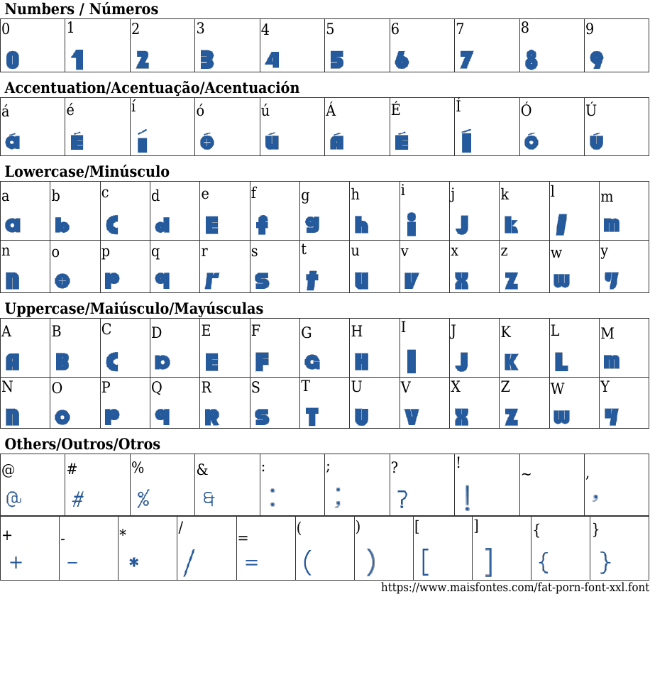 Fat Porn XXL: Free Font Download | MaisFontes